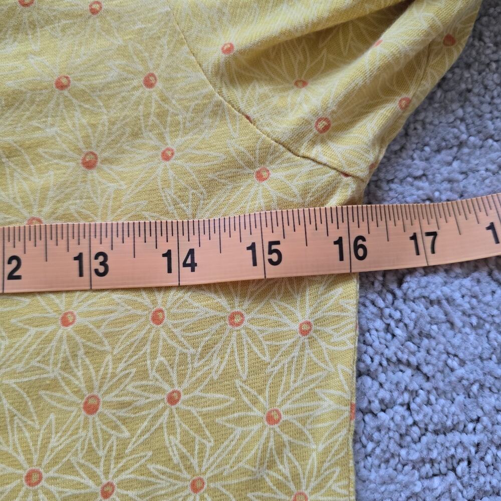 Toad & Co Laurel Dress Yellow Daisy Floral Tencel Organic Cotton Size S - Picture 8 of 10